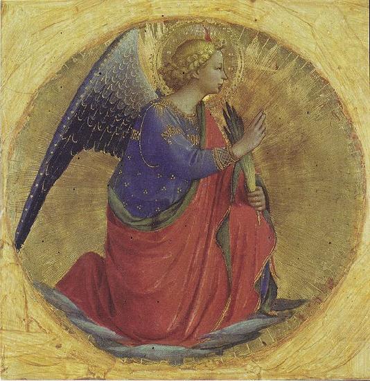 Fra Angelico Angel of the Annunciation from the Polittico Guidalotti china oil painting image